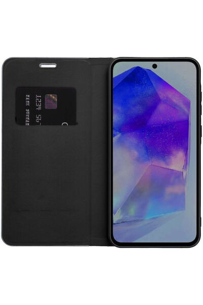 OEM Luna Book Μεταλλική Μαύρη Θήκη για Redmi Note 14 5G Κωδικός: 300912