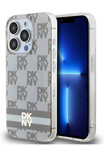 Dkny Πλαστικό Πίσω Κάλυμμα με Σχέδιο, Μπεζ (iPhone 14 Pro) Κωδικός: DKHMP14LH...