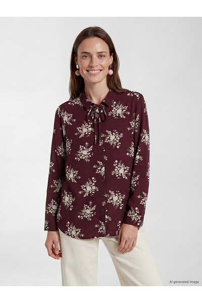 LC Waikiki Floral Women's Shirt Tunic for Style Enthusiasts from Uzg Store
