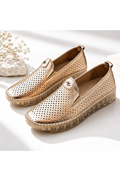 PATRON SHOES Genuine Leather Orthopedic Sole Women's Casual Shoes – Perforate...