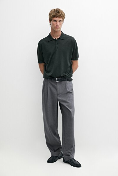 Massimo Dutti Rahat kesim pensli cold wool yün pantolon
