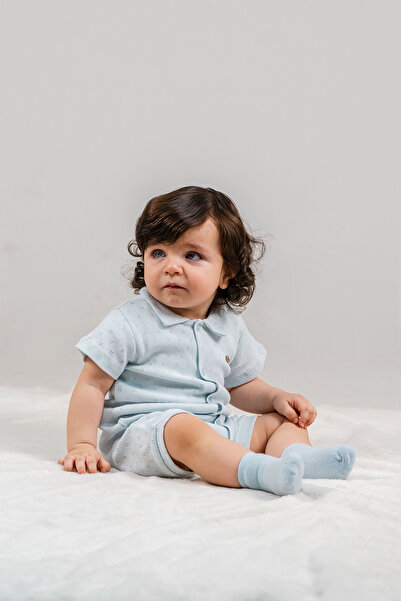 ciccimbaby 3-6/6-9 - Short Jumpsuit with Scarf