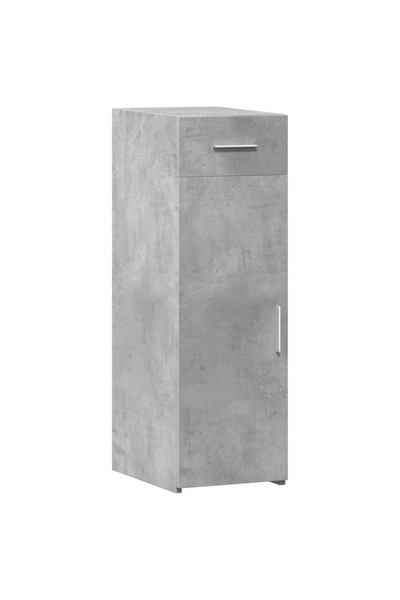 vidaxl Dulap, gri beton, 30x42,5x93 cm, lemn prelucrat