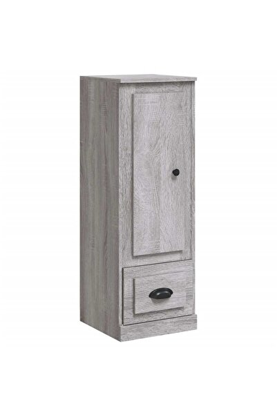 vidaxl Dulap înalt, gri sonoma, 36x35,5x103,5 cm, lemn compozit
