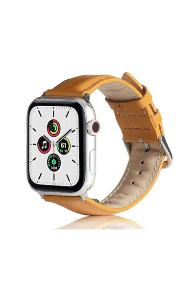 Beline Λουράκι Δερμάτινο Καφέ (Apple Watch 42/44/45/49mm)