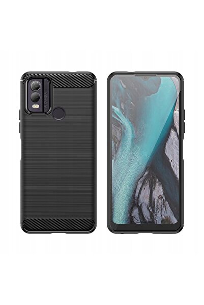 Hurtel Husă din carbon pentru Nokia C22, din silicon, cu protecție la impact