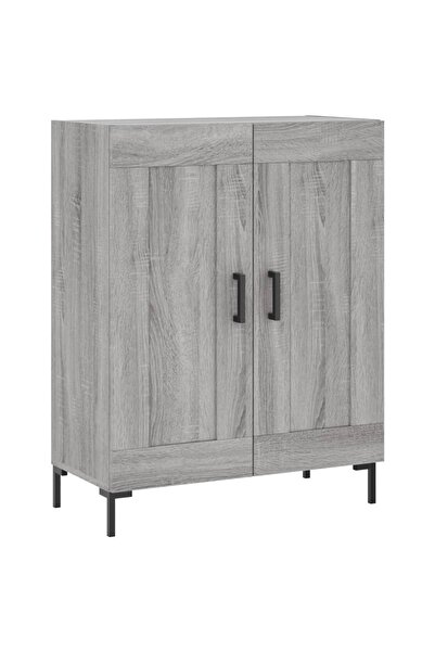 vidaxl Servantă, gri sonoma, 69,5x34x90 cm, lemn compozit