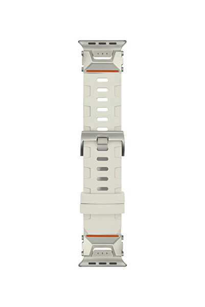 OEM Λουράκι Apple Watch 42 44 45 49mm Σιλικόνης Starlight