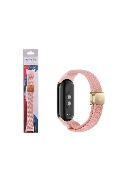 Other Volte-Tel Λουράκι Δερμάτινο Ροζ (Xiaomi Smart Band 8, Xiaomi Smart Band 9)