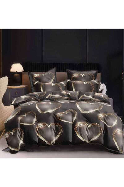 OEM Satin Cotton Duvet Cover Set - Luxury range - 4 pieces | 16701-TL