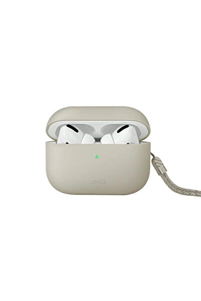uniq Husă de silicon pentru Airpods Pro 2, compatibilă Magsafe, bej, 2022 2023