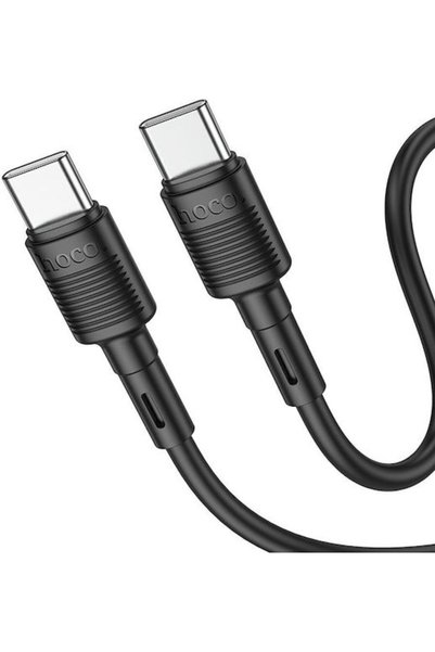 Hoco X83 Καλώδιο USB 2.0 USB-C Αρσενικό - USB-C 60W PD Μαύρο 1μ