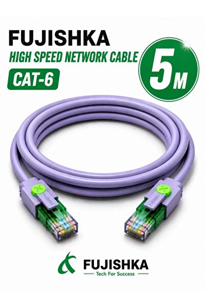FUJISHKA High Speed CAT6 Etherne Cable 5M - RJ45 LAN Cable for Router, Modem,...