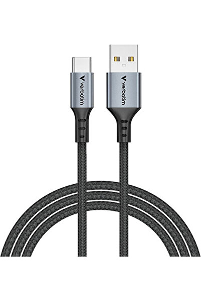 Verbatim Καλώδιο USB 2.0 USB-C Αρσενικό - USB-A 18W PD Μαύρο 1.2μ 31843