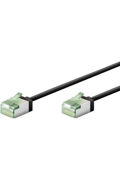 goobay Καλώδιο U/FTP (STP) Ethernet 2μ Μαύρο Κωδικός: 74354