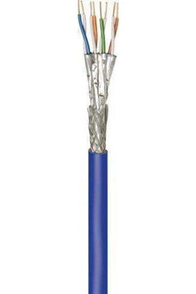 goobay Καλώδιο Ethernet S/FTP Cat.7a 250μ Μπλε Κωδικός: 91894