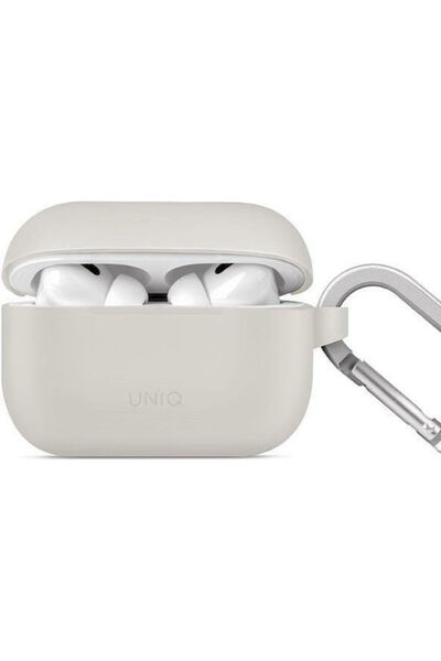 uniq Vencer Θήκη Σιλικόνης με Γάντζο Γκρι / Γκρι Ασβεστίτης για Apple AirPods...