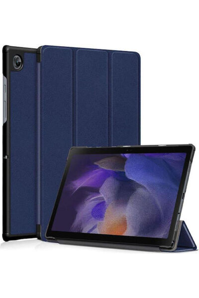 inos Έξυπνη Αναδιπλούμενη Θήκη Σκούρο Μπλε Galaxy Tab A8