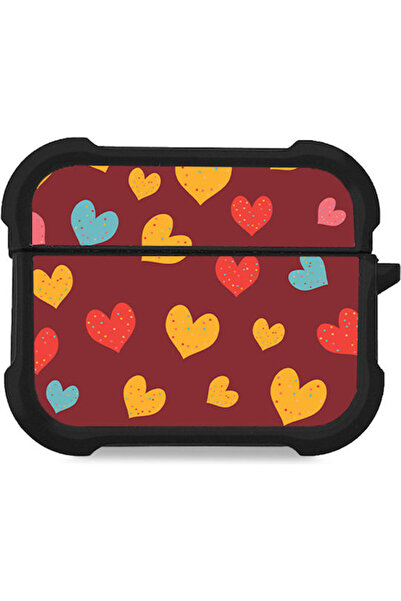 Other Θήκη Σιλικόνης Sonique Heart Series σε χρώμα Μπορντό για Apple AirPods Pro