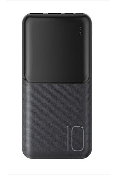 Xo PR251 Φωτιζόμενο Power Bank 10000mAh με 2 θύρες USB-A και 1 θύρα USB-C Μαύρο