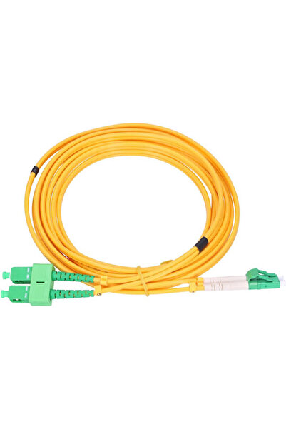 Extralink Cablu de fibră optică SC/APC-LC/APC 5m Galben Cod: EX.1452