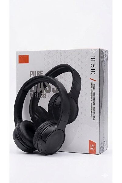 BT-510 Pure Bass Bluetooth Kulaklık – Kablosuz Wireless Headphone 12 Saat Batarya