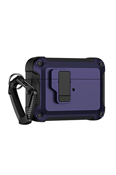 Hurtel Husă Armor Pro pentru Airpods 4 cu protecție ranforsată și carabină