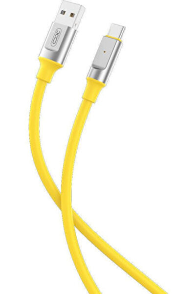 Xo NB251 Καλώδιο USB 2.0 USB-C Αρσενικό - USB-A Κίτρινο 1μ 16.005.0266