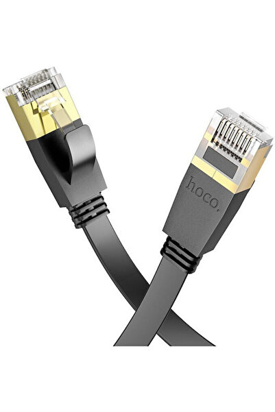 hoco. Hoco Επίπεδο Καλώδιο Ethernet Cat.6 (Gigabit) 5μ Μαύρο