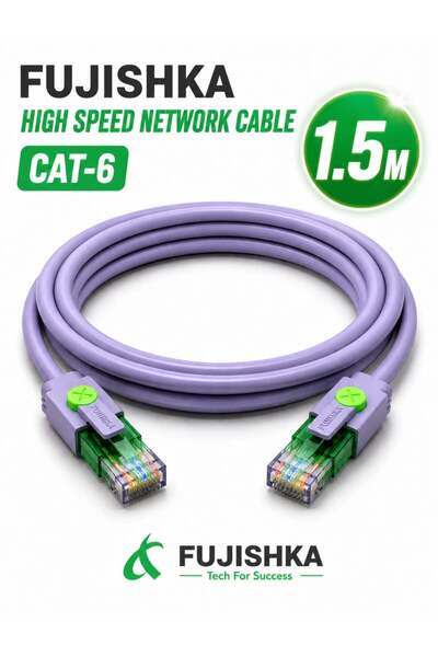 FUJISHKA High Speed CAT6 Ethernet Cable 1.5M - RJ45 LAN Cable for Router, Mod...