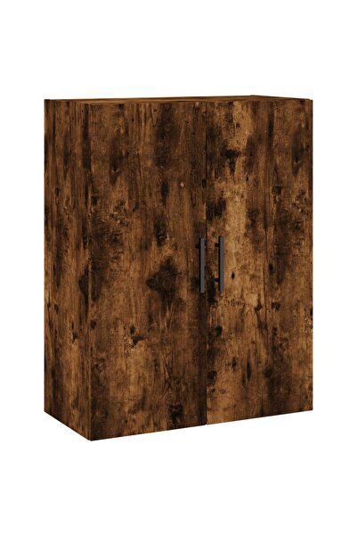 vidaxl Dulap montat pe perete, stejar fumuriu, 69,5x34x90 cm