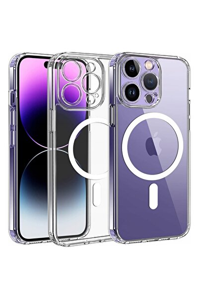 Co2 Husă transparentă magnetică ranforsată pentru Magsafe iPhone 13 Pro