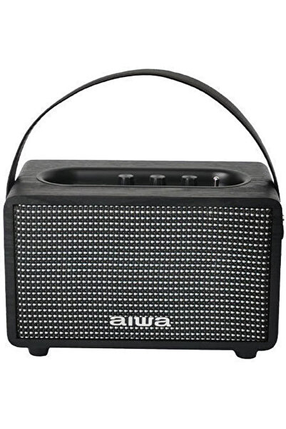 Aiwa Ρετρό Ηχείο Bluetooth 20W με αυτονομία μπαταρίας έως 7 ώρες Μαύρο