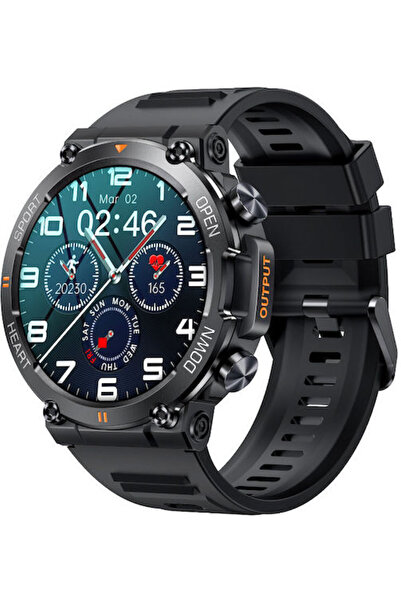 Rubicon Rnce95 47mm Έξυπνο ρολόι με παρακολούθηση καρδιακών παλμών (Πολύχρωμο)