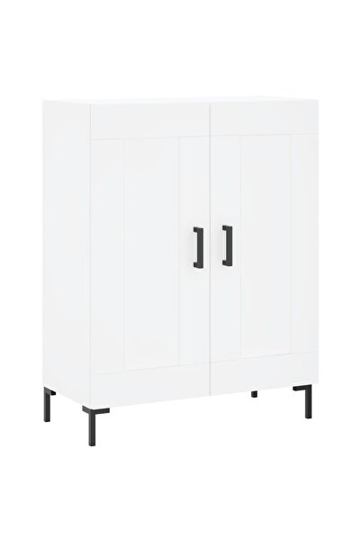 vidaxl Servantă, alb, 69,5x34x90 cm, lemn compozit