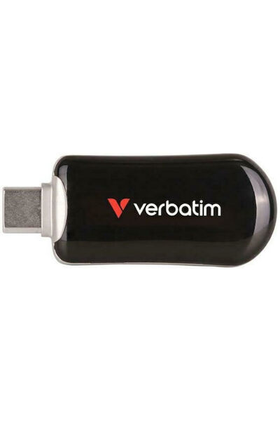 Verbatim 256GB USB 3.2 Στικάκι με σύνδεση USB-C Μαύρο