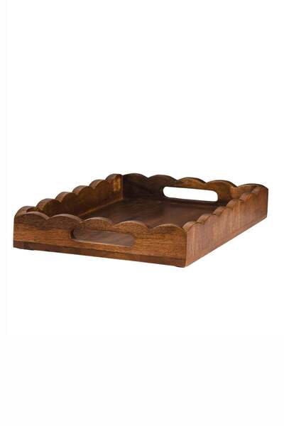 Cora Home صينية مستطيلة من ناتورا ديزي مقاس 35x25 سم