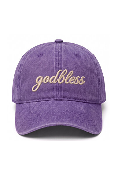Tresore ''Godbless'' Embroidered Washed Hat /''God Bless'' Embroidered Washed...