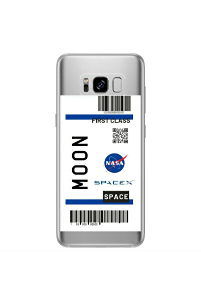Other Samsung S8 Plus Moon spacex Transparent Silicone TPU Θήκη