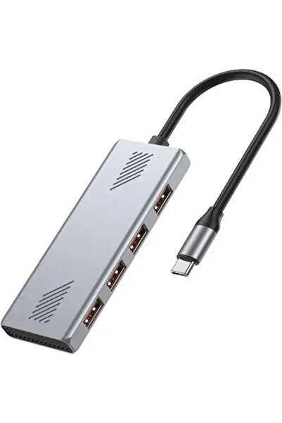 Gembird Διανομέας USB 4 Θυρών USB 3.2 με σύνδεση σε υπολογιστή USB-C / USB-A ...