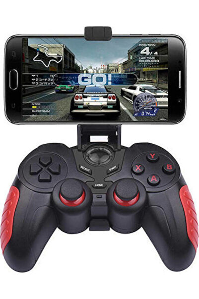 Lamtech LGP022131 Ασύρματο χειριστήριο για Android, PC, iOS, Μαύρο Κόκκινο