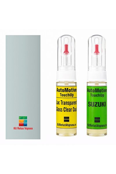 YLKRS AUTOMOTIVE Kit retus vopsea touch-up Suzuki Alto SUZZUD (Leaf White), S...