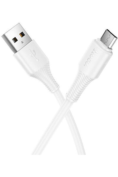OEM Καλώδιο USB 2.0 σε micro USB, κανονικό, 1μ, λευκό