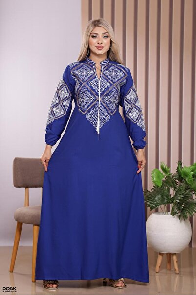 M&O 2 Cotton Embroidery Robe High Quality Elegant Embroidery Robe Suitable fo...