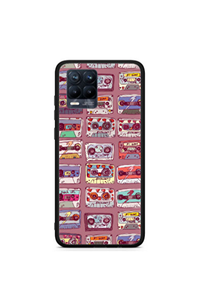Other Realme 8 Cassttes Black Glossy Θήκη