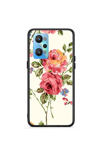 Other Realme Gt Neo 2 Violet and rose Black Glossy Θήκη