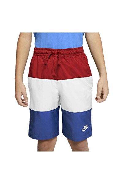 Nike Pantaloni scurți sport pentru copii, cu blocuri de culori, țesuți XS / 6–8