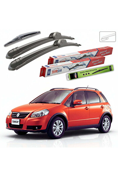 TEAMCAR Чистачки Сузуки СХ4 ГИ Хечбек 2006+ |   Преден и заден плосък комплек...