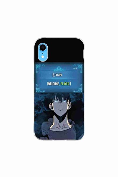 OEM Husa compatibila cu Apple iPhone XR Silicon Gel Tpu Model Solo Leveling W...