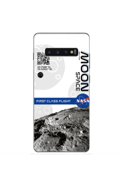 Other Samsung S10 Plus Moon Space Transparent Silicone TPU Θήκη